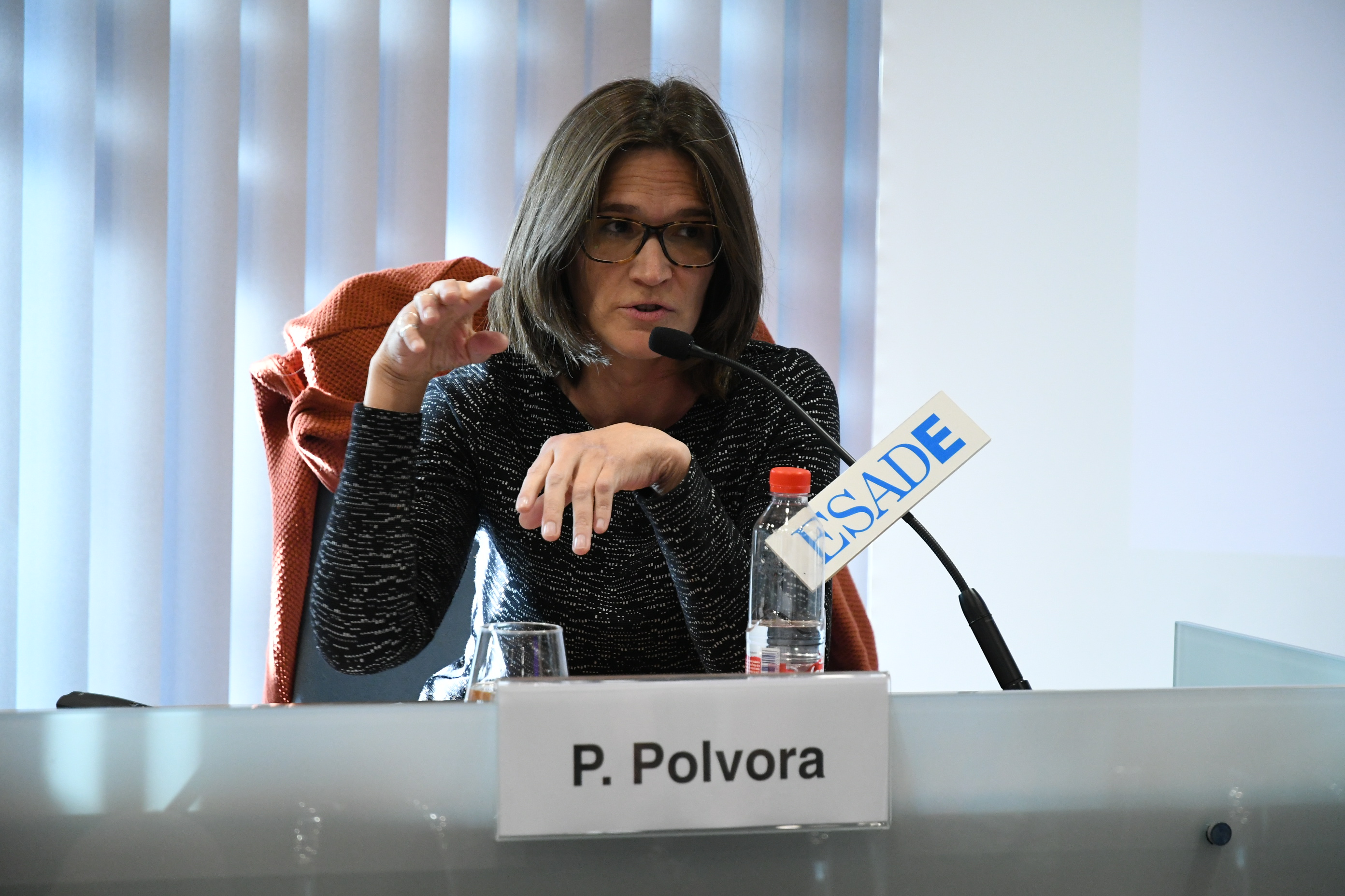 Patricia Pólvora compartiendo su conocimiento